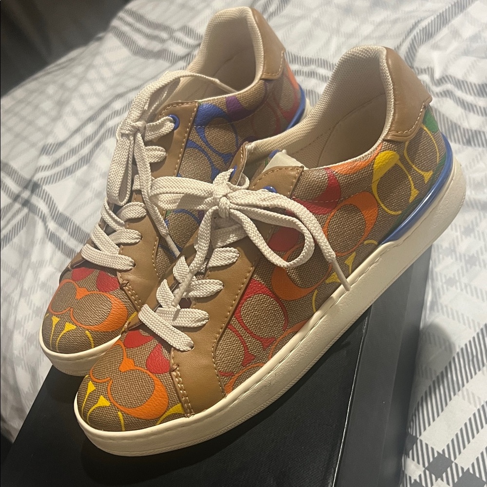 Coach Colorful Patterned Sneakers